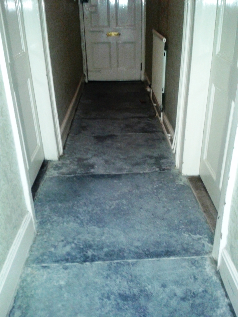 Black Limestone Sherbourne Before Cleaning