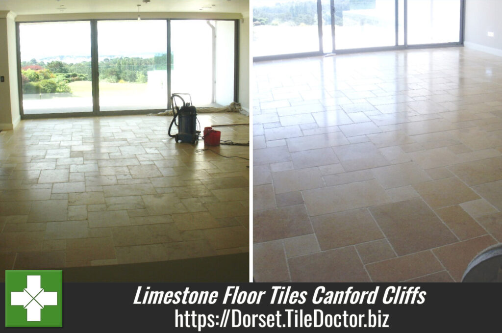 Sealing Limestone Floor Tiles at Canford Cliffs